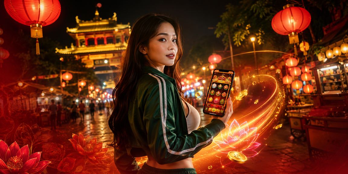 Chợ đêm Huế nhộn nhịp, nơi người dùng truy cập nền tảng cá cược trực tuyến trên điện thoại